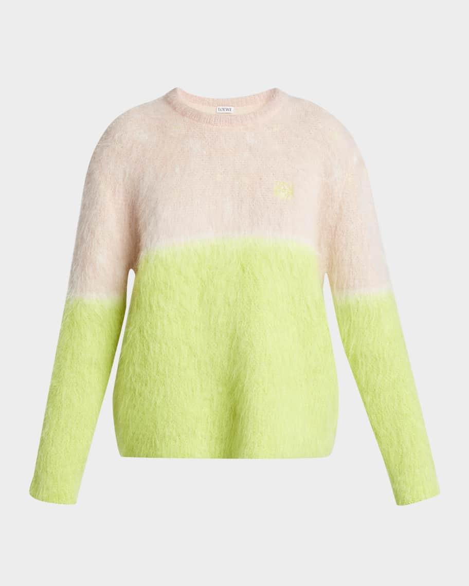 Bi-Color Fuzzy Sweater Product Image