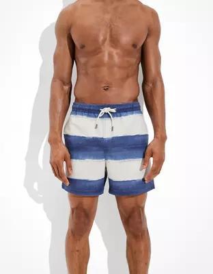 AE 5.5" Striped Swim Trunk Product Image