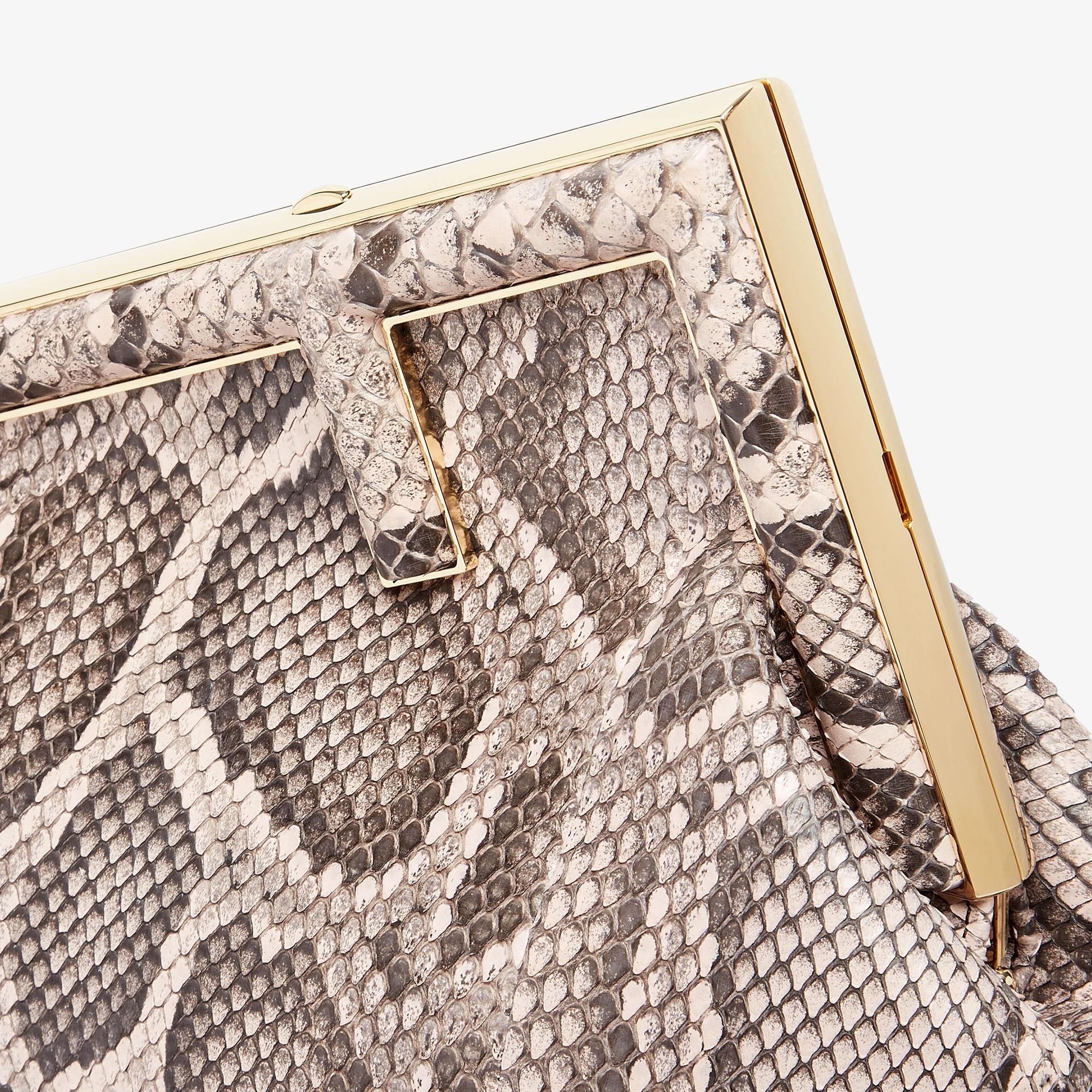 Fendi First SmallPink python leather bag Product Image