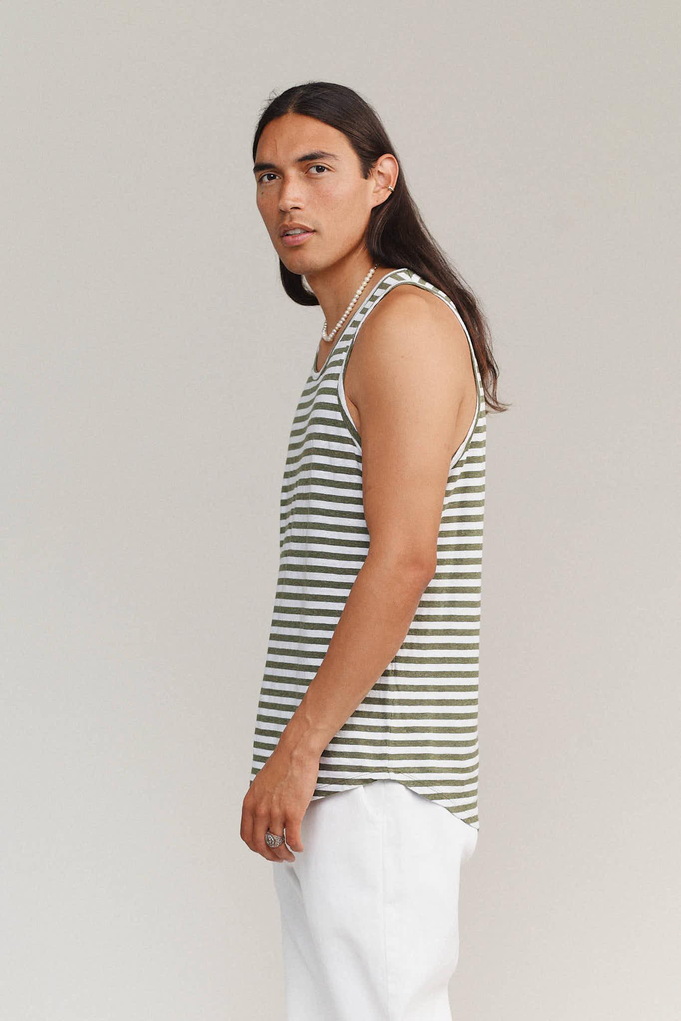 Stripe Tank Top Male Product Image