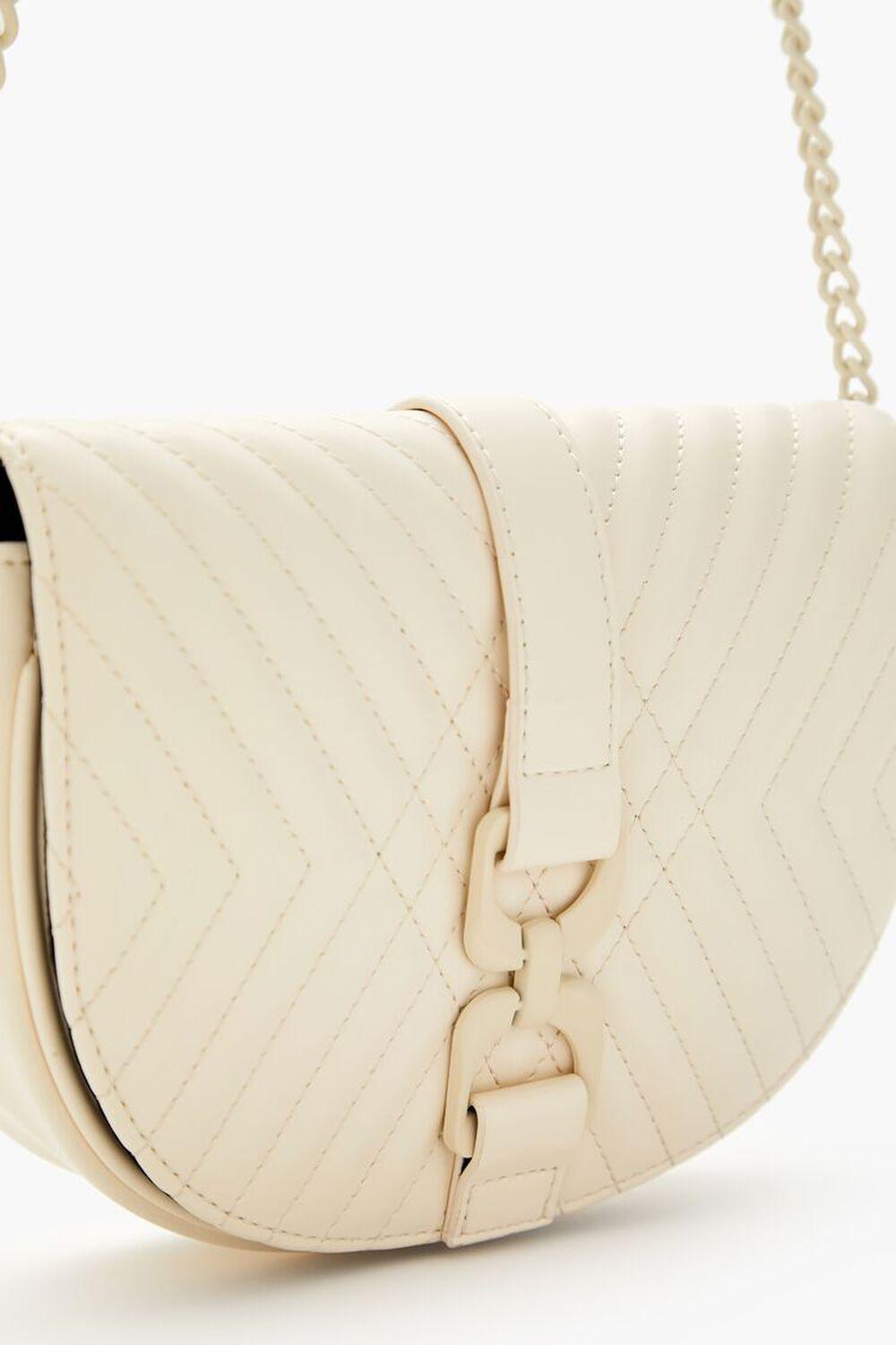 Quilted Crescent Crossbody Bag | Forever 21 Product Image