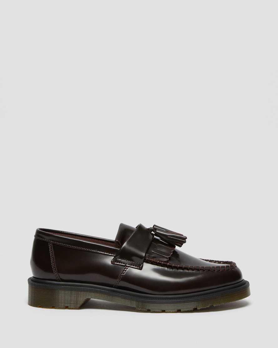 Dr. Martens Adrian (Cherry Red Arcadia) Slip-on Dress Shoes Product Image