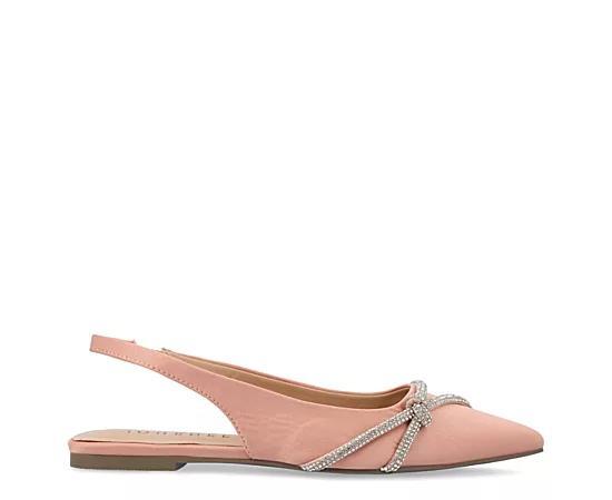 Journee Collection Rebbel Womens Flats Pink Product Image