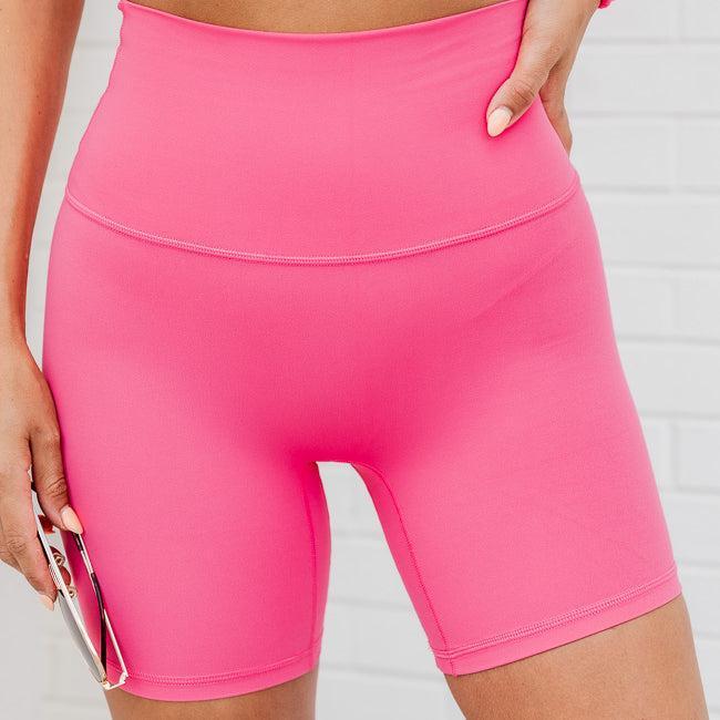 Work In Progress Pink Biker Short FINAL SALE Product Image