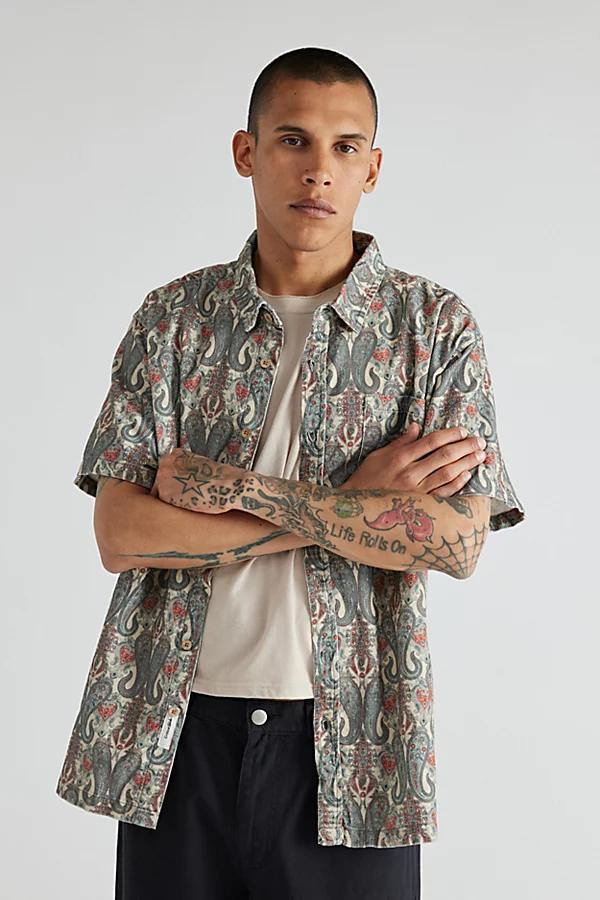 The Critical Slide Society Brother Short Sleeve Shirt Top Mens at Urban Outfitters Product Image