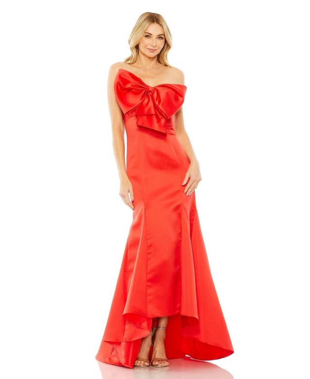 Women's Ieena Strapless Bow Mermaid Gown Product Image