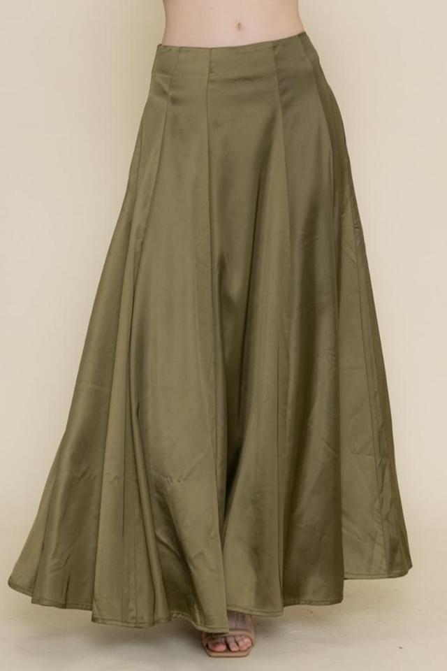 High Waist Maxi Skirt Product Image