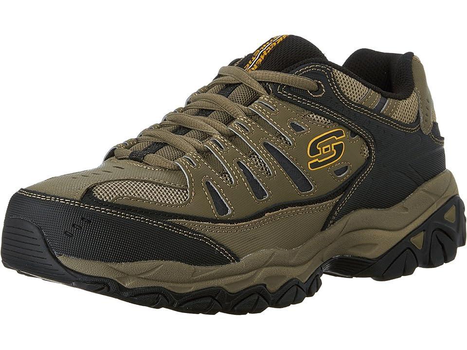 Skechers Afterburn M-Fit Mens Athletic Shoes Black Product Image