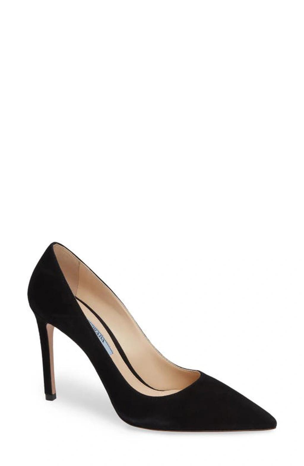 PRADA Pointed Toe Pump In Black product image