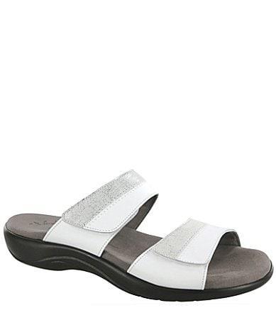 SAS Nudu Leather Printed Slides Product Image