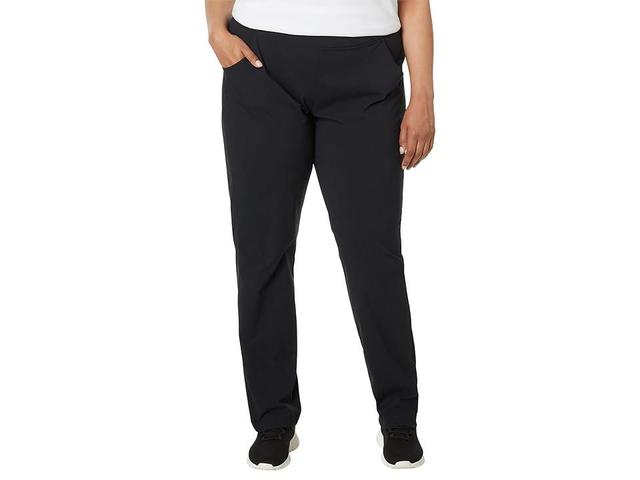 Columbia Plus Size Anytime Casual Pull-On Pants (Black) Women's Casual Pants Product Image