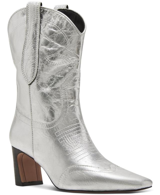 Steve Madden Womens Josefine Blade Heel Western Dress Booties Product Image