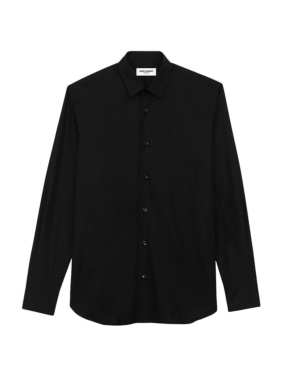 Mens Shirt in Cotton Poplin Product Image