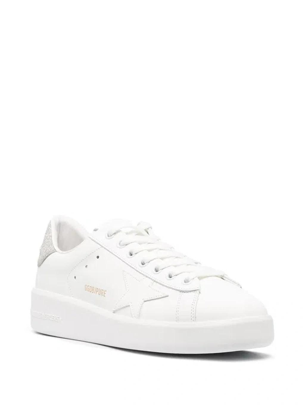 Purestar Leather Sneakers In White Product Image