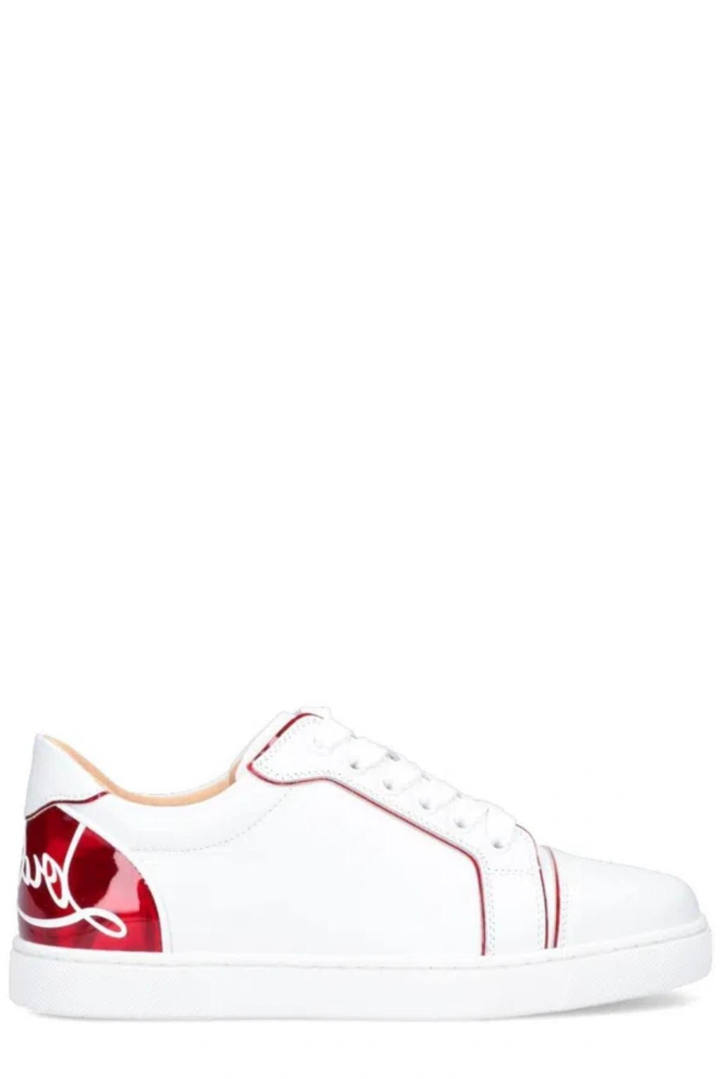 CHRISTIAN LOUBOUTIN Fun Vieria Leather Trainers In Red Product Image