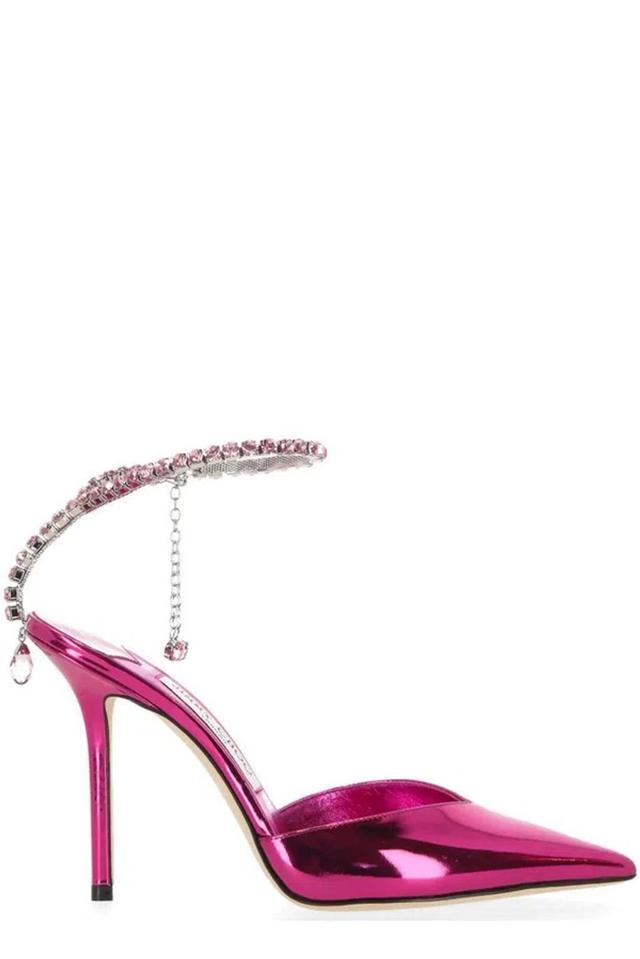 JIMMY CHOO Saeda 100 Pointed In Fuchsia Product Image