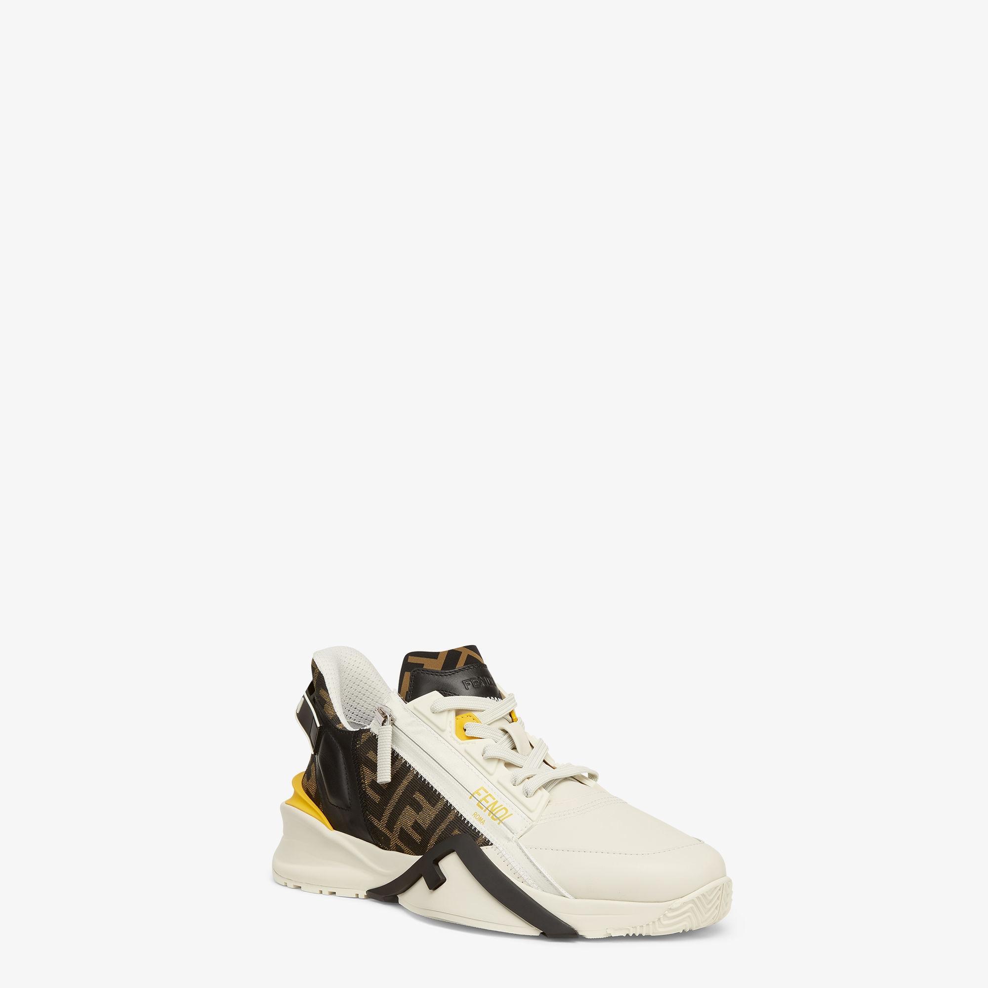 Fendi Flow SneakersWhite leather low-tops Product Image