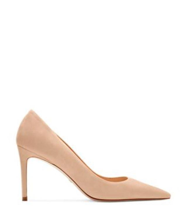 Leather Anny Pump 100 In Adobe Beige Product Image