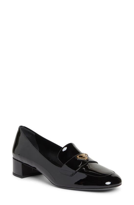 Vernice Patent Loafer Pumps In Black Product Image