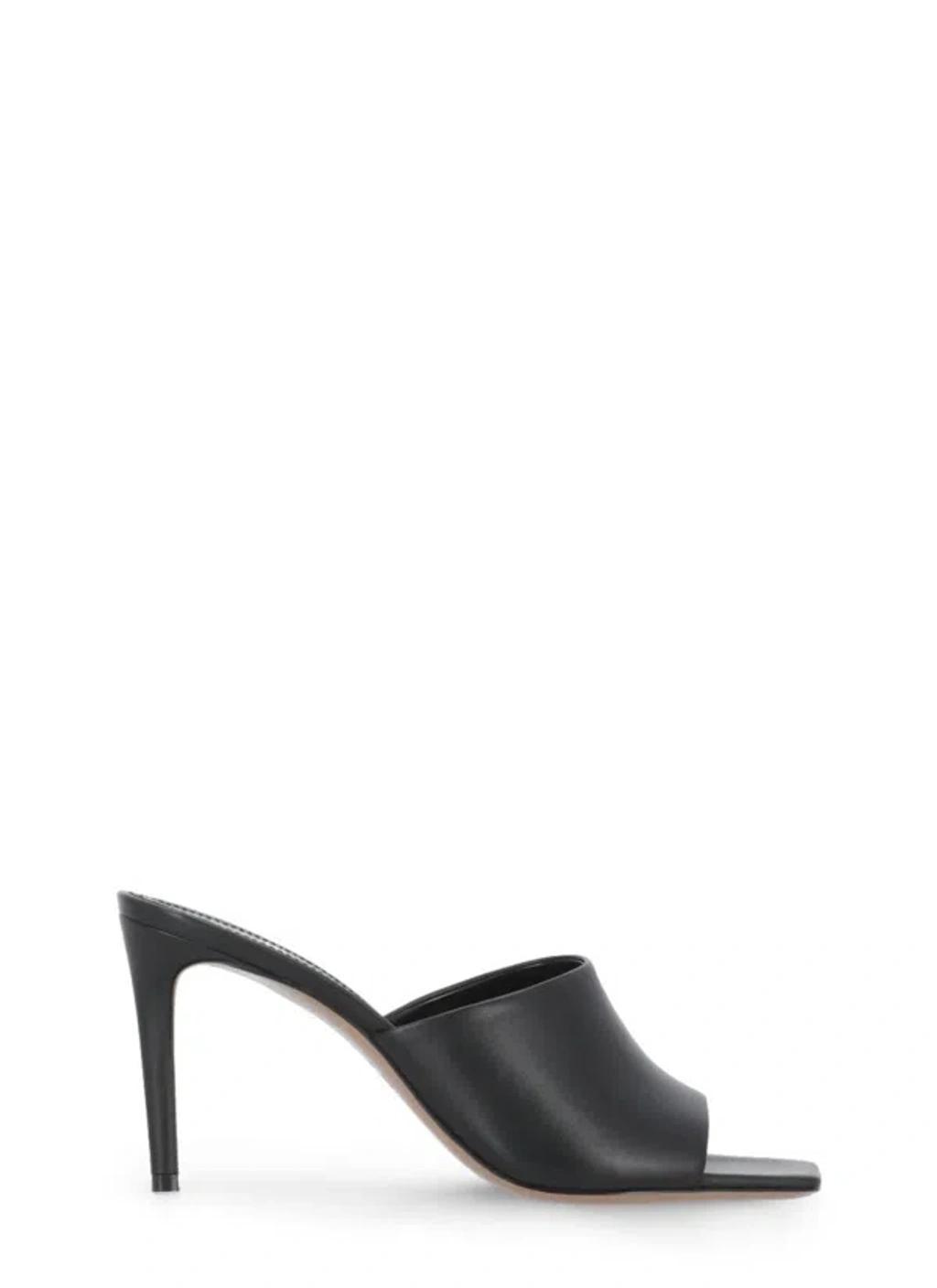 Stiletto Sabot In Black Product Image