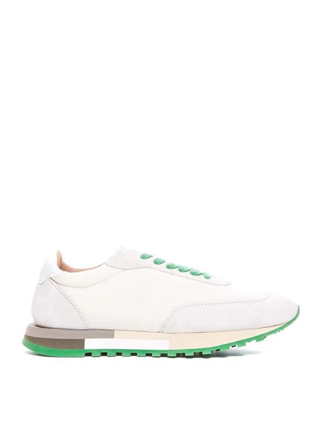 Owen Runner Sneakers In Ivgr Ivory/green Product Image