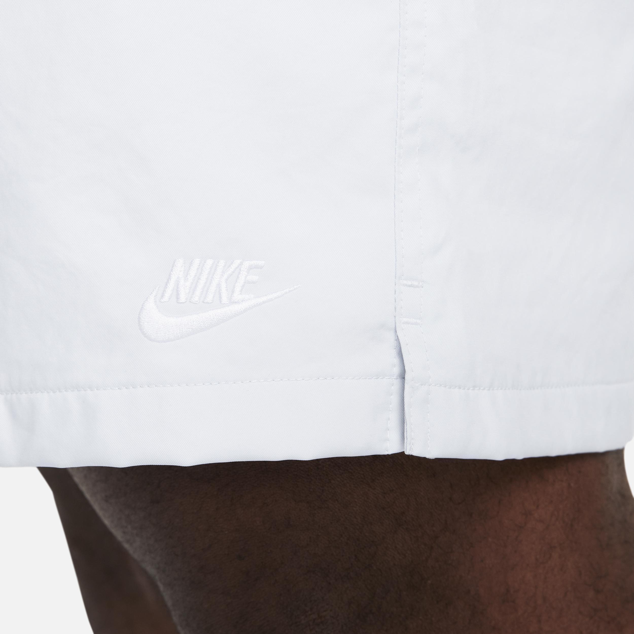 Nike Mens Nike Club Flow Shorts - Mens Pure Platinum/White Product Image