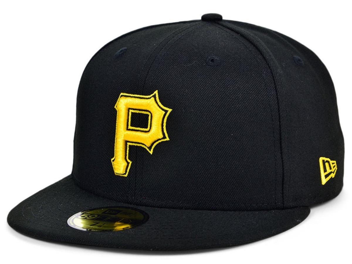 Mens New Era Black Pittsburgh Pirates Alternate 2 Authentic Collection On-Field 59FIFTY Fitted Hat Product Image