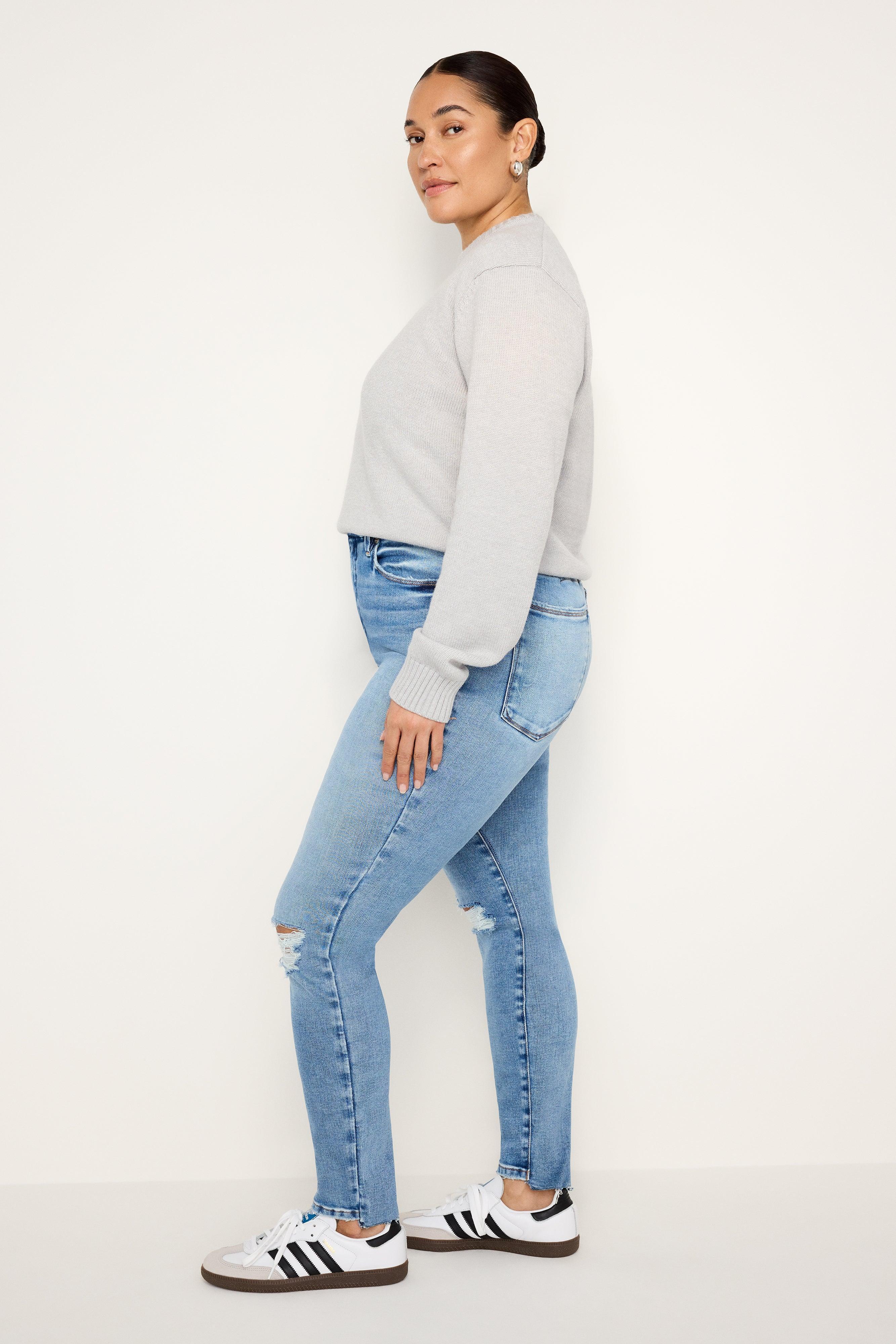 SOFT-TECH GOOD LEGS SKINNY JEANS | INDIGO521 Product Image