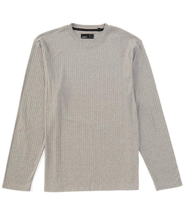 Quieti Rib-Knit Long Sleeve T-Shirt Product Image