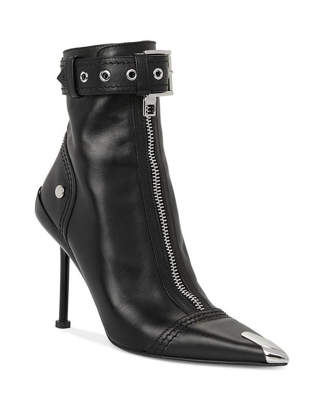 Alexander McQueen Slash Biker Pointed Toe Bootie Product Image