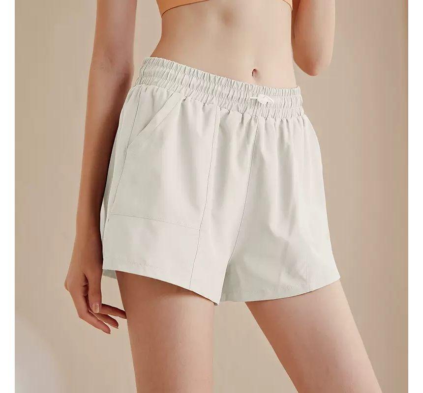 Mock Two-Piece Sweat Shorts Product Image