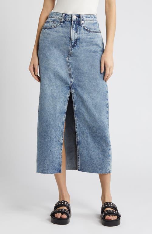 rag & bone Clara Denim Midi Skirt Product Image