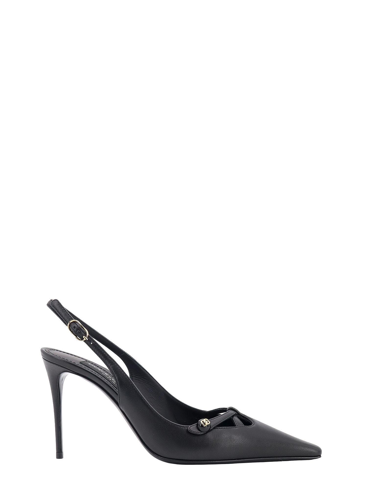 DOLCE & GABBANA Slingback In Black Product Image