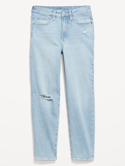 High-Waisted OG Straight Ankle Jeans Product Image