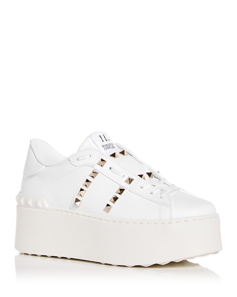 Valentino Garavani Open Untitled Rockstud Platform Sneaker Product Image