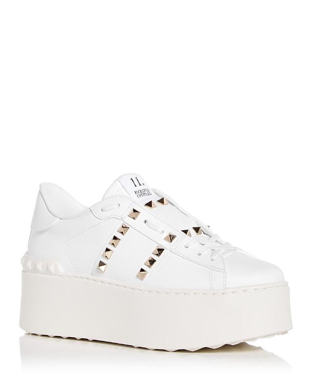 Valentino Garavani Open Untitled Rockstud Platform Sneaker Product Image