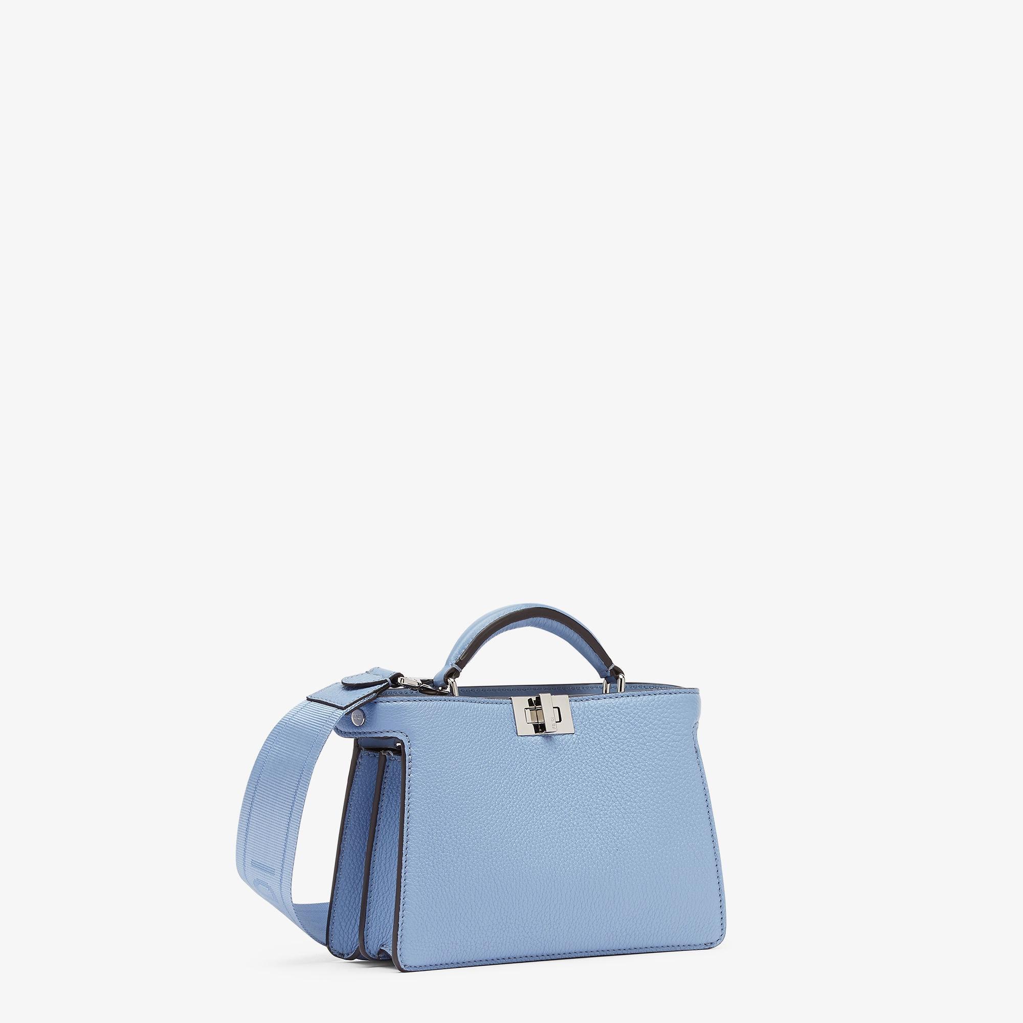 Peekaboo ISeeU X-CrossLight blue Selleria leather bag Product Image