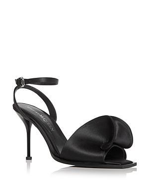 Alexander McQUEEN Womens Sculpted Silk High Heel Sandals Product Image