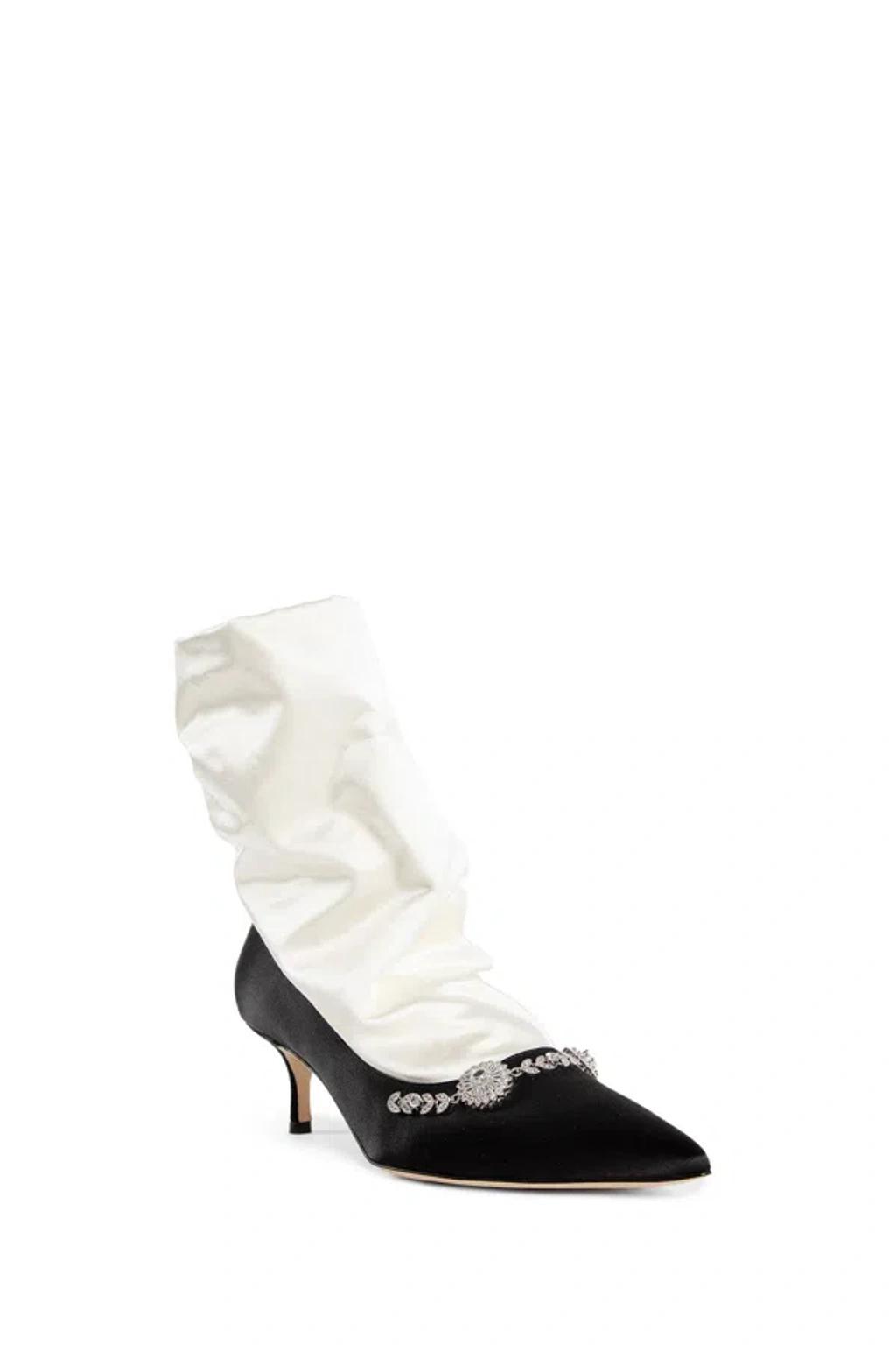 Kitten Heel In Black&white Product Image