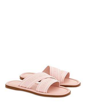 Ferragamo Womens Laurene Logo Slide Sandals Product Image