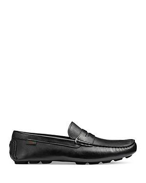 G.H.BASS | Mens Davis Leather Driver Shoes | Black | Size 8 Product Image