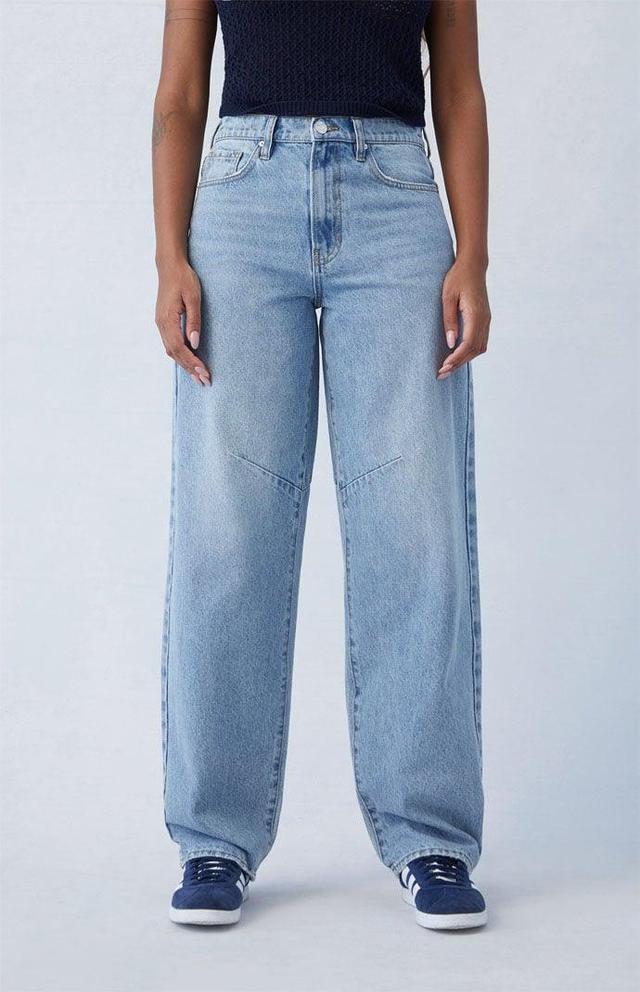 Women's Eco Light Indigo Barrel Jeans Product Image