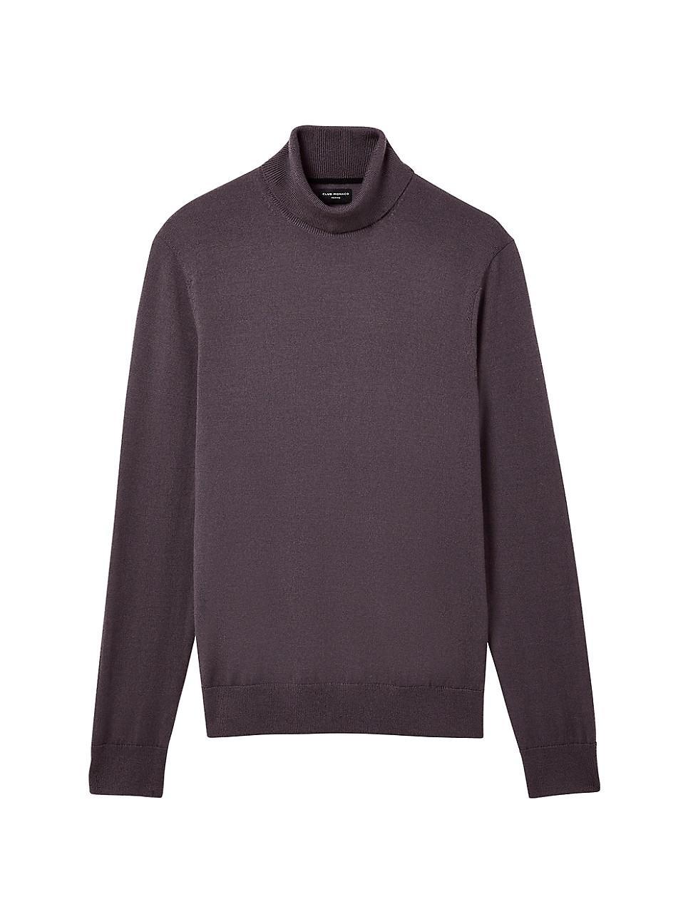 Mens Wool Turtleneck Sweater Product Image