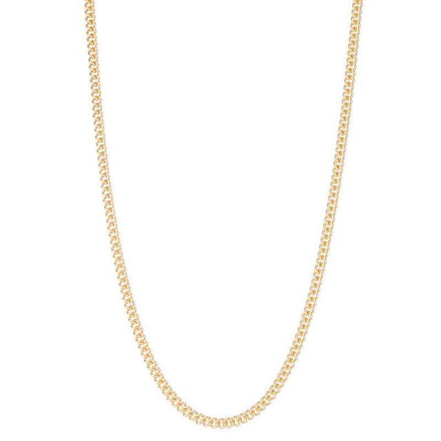 Jordan Blue Mens 14k 4.9 mm Gold Filled Curb Chain Necklace Product Image