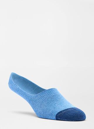 Peter Millar Mens Solid No-Show Socks | Color: Cottage Blue | Size: OS Product Image