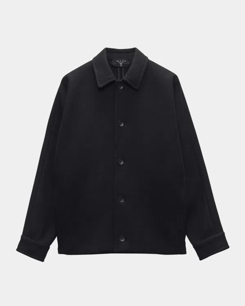 RAG & BONE Men's Henderson Overshirt In Black Product Image