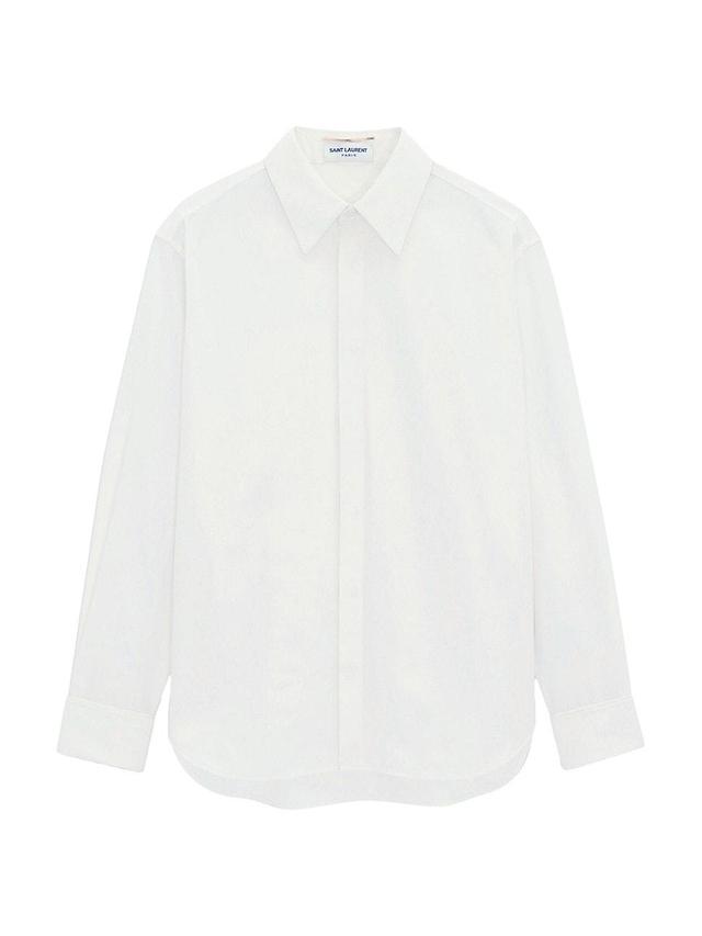 Womens Boyfriend Shirt in Cotton Poplin Product Image