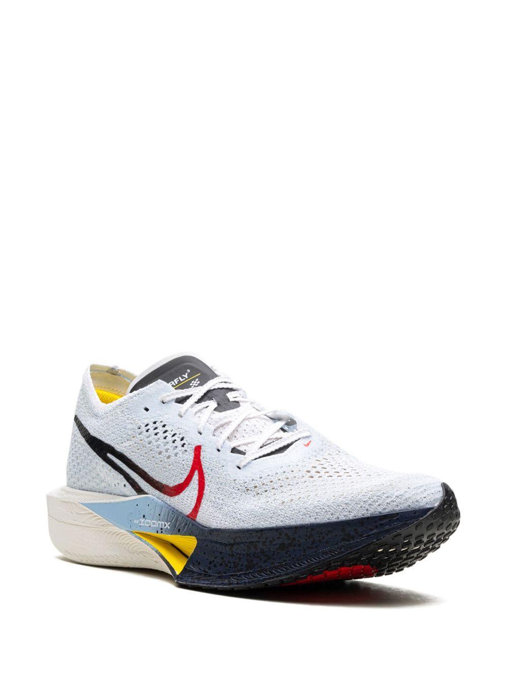 NIKE Zoomx Vaporfly Next% 3 Fk "pure Platinum" Sneakers In White Product Image