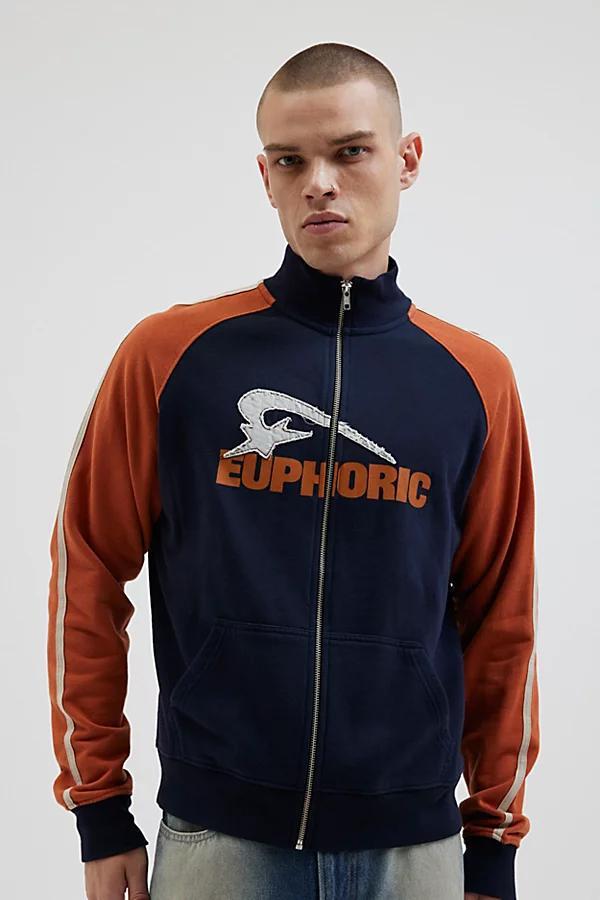 Euphoric Full Zip Track Jacket Mens at Urban Outfitters Product Image