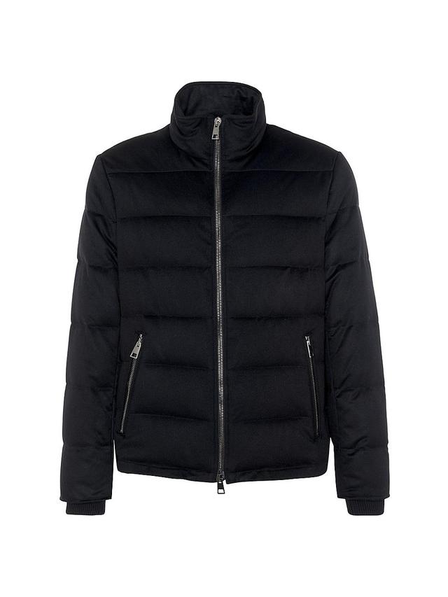 Mens Loro Piana Cashmere Quilted Down Jacket Product Image